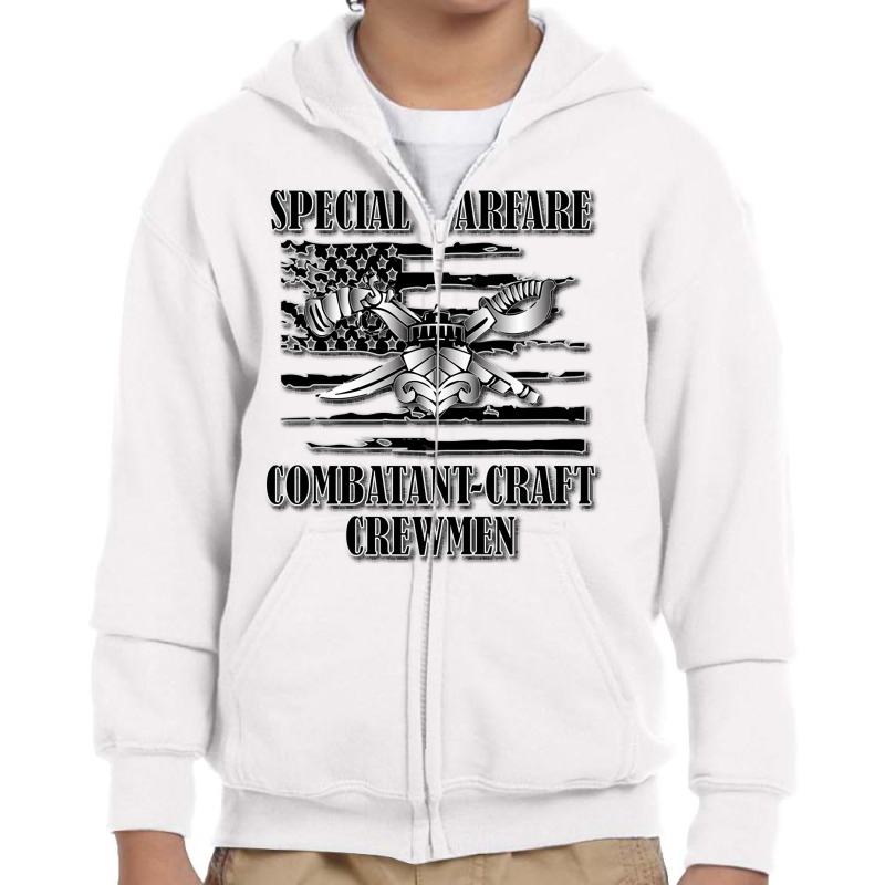 Us Naval Swcc (back Design) Pullover Hoodie Youth Zipper Hoodie by raedobawov | Artistshot