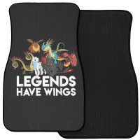 How To Train Your Dragons 3 Hidden World Legends Have Wings Front Car Mat | Artistshot