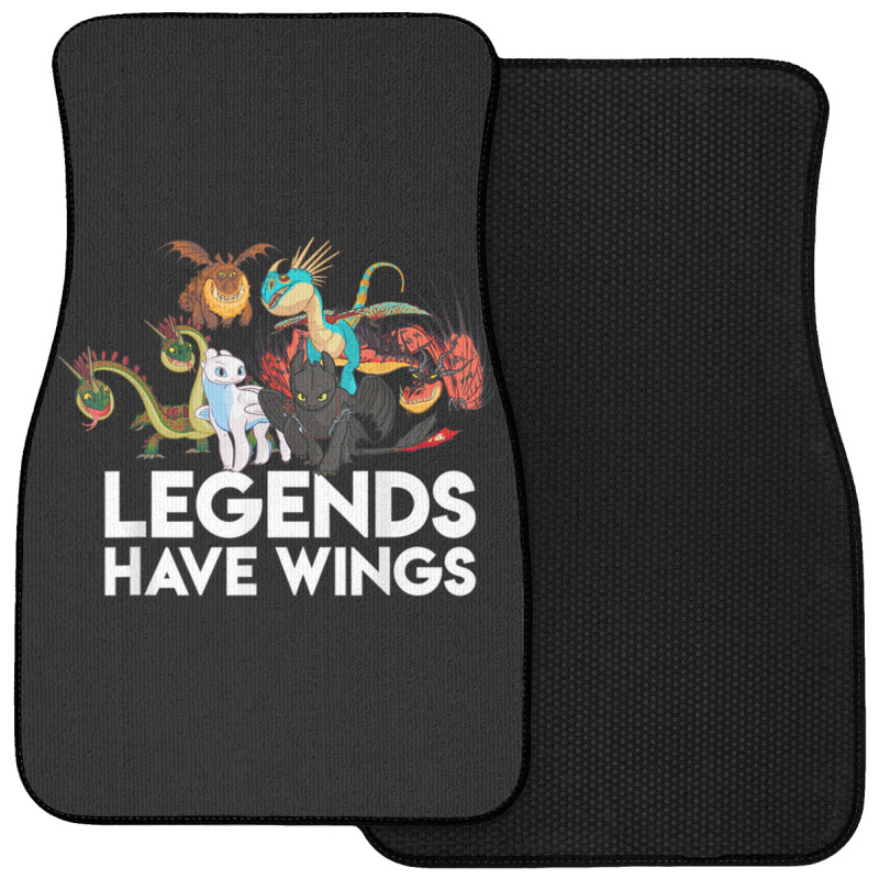 How To Train Your Dragons 3 Hidden World Legends Have Wings Front Car Mat | Artistshot