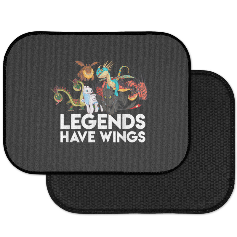 How To Train Your Dragons 3 Hidden World Legends Have Wings Rear Car Mat | Artistshot