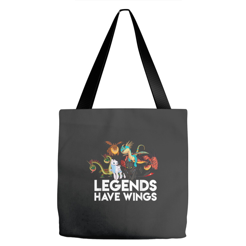 How To Train Your Dragons 3 Hidden World Legends Have Wings Tote Bags | Artistshot