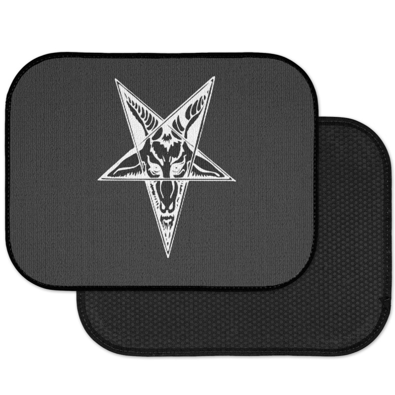 Ram Pentagram, Ram, Pentagram, Ram Pentagrams, Ram Pentagram Vintage,  Rear Car Mat | Artistshot