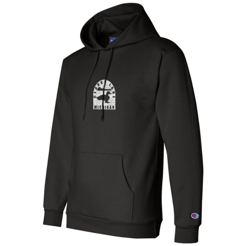 Clarks Lake Loon Michigan Champion Hoodie | Artistshot