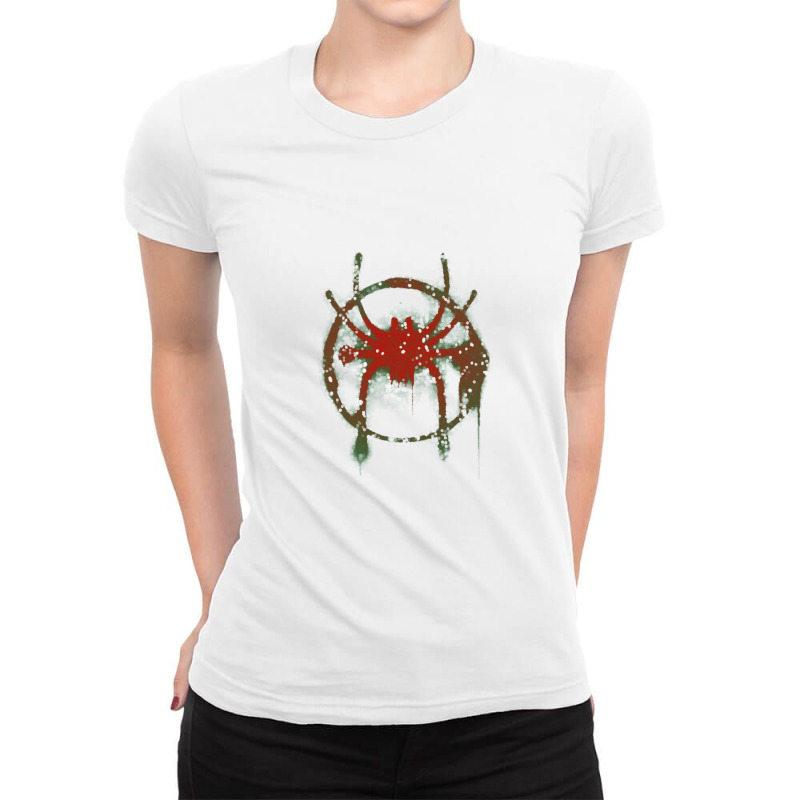 Miles Morales Spider Symbol Spiderverse Ladies Fitted T-Shirt by wolulasdelapanbelas | Artistshot