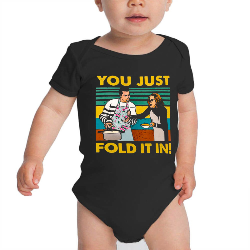 You Just Fold It In, You, Just, Fold,it In, You Just Fold It Ins, You  Baby Bodysuit | Artistshot