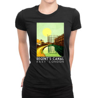 Regents Canal, Regents, Canal, Regents Canals, Regents Canal Vintage,  Ladies Fitted T-shirt | Artistshot