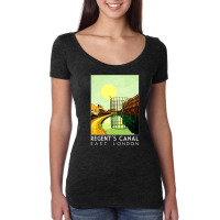 Regents Canal, Regents, Canal, Regents Canals, Regents Canal Vintage,  Women's Triblend Scoop T-shirt | Artistshot