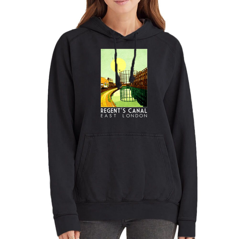 Regents Canal, Regents, Canal, Regents Canals, Regents Canal Vintage,  Vintage Hoodie by cm-arts | Artistshot