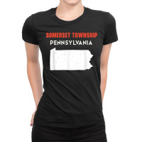 Somerset Township Pennsylvania Usa State America Travel Ladies Fitted T-shirt | Artistshot