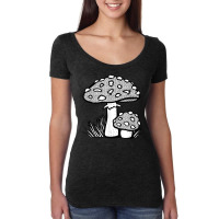 Mushroom Shirt Fungal Mycology Fungi Foraging Forest T Shirt Women's Triblend Scoop T-shirt | Artistshot