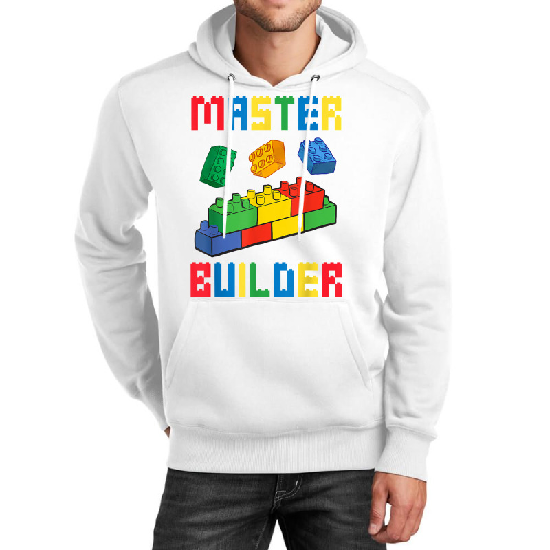 Brick Builder Funny Blocks Building Master Builder Toys Kids T Shirt Unisex Hoodie | Artistshot