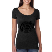 Be Gentle I Have A Sensitive Tummy   (8) Women's Triblend Scoop T-shirt | Artistshot