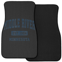 Middle River Minnesota Mn Vintage Athletic Sports Design Front Car Mat | Artistshot