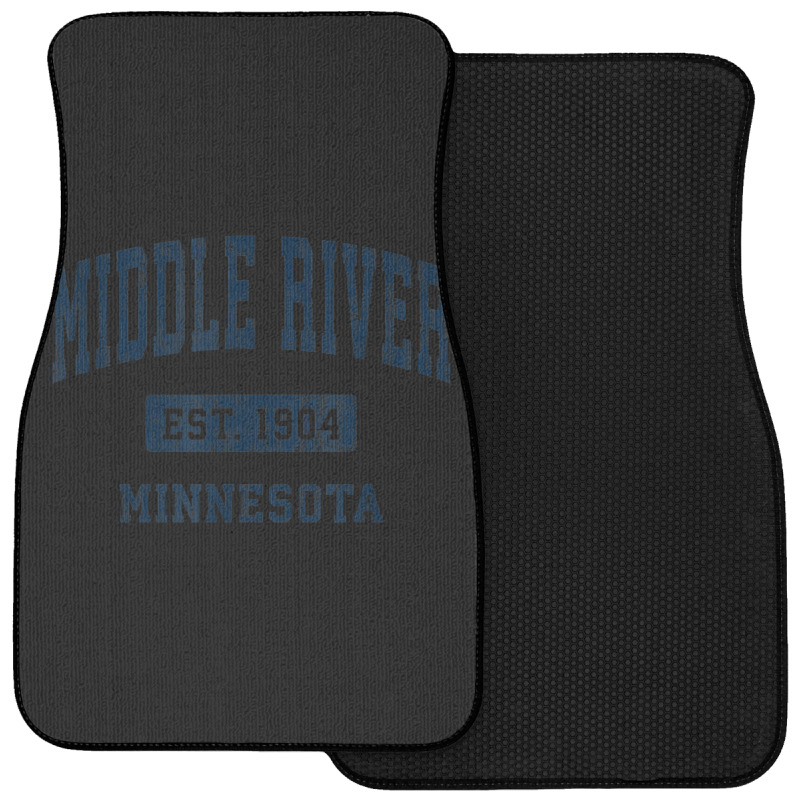 Middle River Minnesota Mn Vintage Athletic Sports Design Front Car Mat | Artistshot