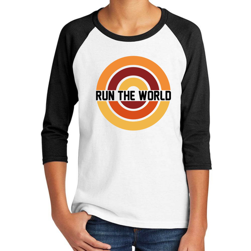 Run The World Youth 3/4 Sleeve by autlu2024 | Artistshot