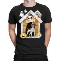 Funny Halloween Pointer Dog T  Shirt Halloween English Pointer Dog Wit T-shirt | Artistshot