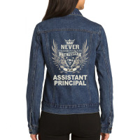 Assistant Principal Ladies Denim Jacket | Artistshot