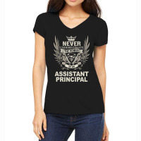 Assistant Principal Women's V-neck T-shirt | Artistshot