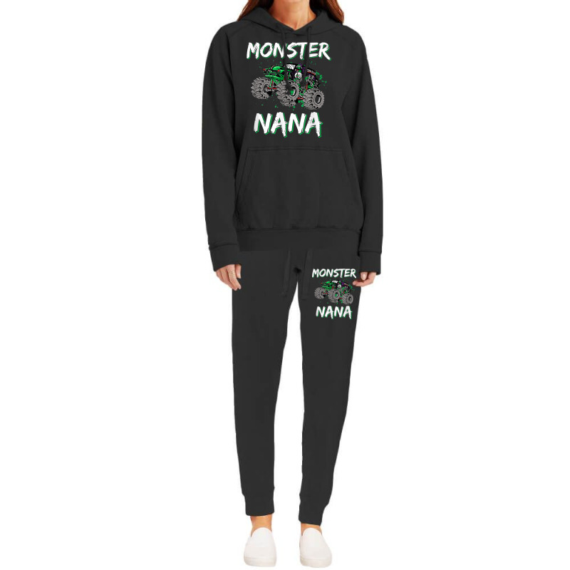 Monster Truck Rally Racing Nana Car Trucker Driver Mother Hoodie & Jogger Set | Artistshot