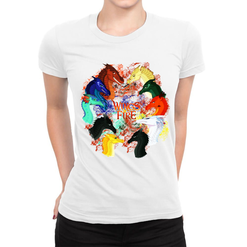 Novel Children's Fire All Ladies Fitted T-Shirt by Melia art | Artistshot