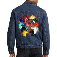 Novel Children's Fire All Men Denim Jacket | Artistshot