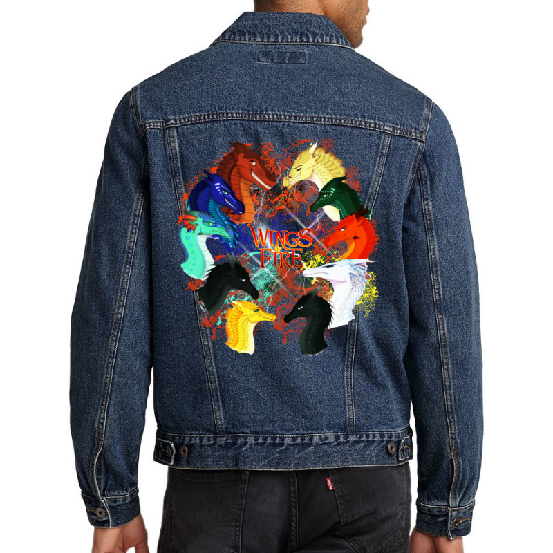 Novel Children's Fire All Men Denim Jacket by Melia art | Artistshot