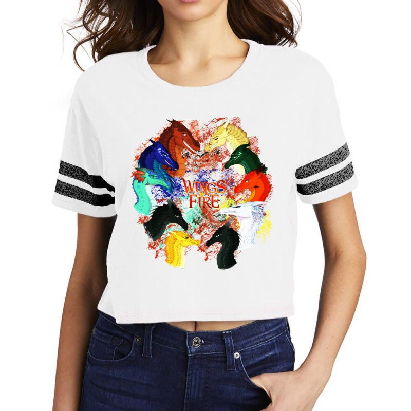 Novel Children's Fire All Scorecard Crop Tee by Melia art | Artistshot