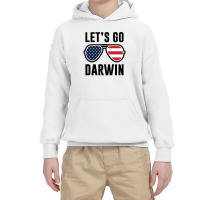 Let's Go Darwin Youth Hoodie | Artistshot