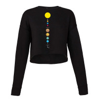 Minimalist Solar System - Astronomy Science Cropped Sweater | Artistshot