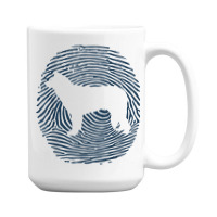 Welsh Sheepdog Dna Fingerprint Dog Welsh Sheepdog 15 Oz Coffee Mug | Artistshot