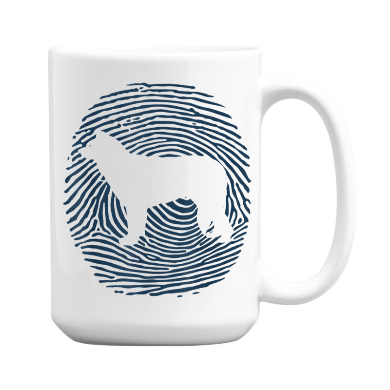 Welsh Sheepdog Dna Fingerprint Dog Welsh Sheepdog 15 Oz Coffee Mug by cm-arts | Artistshot