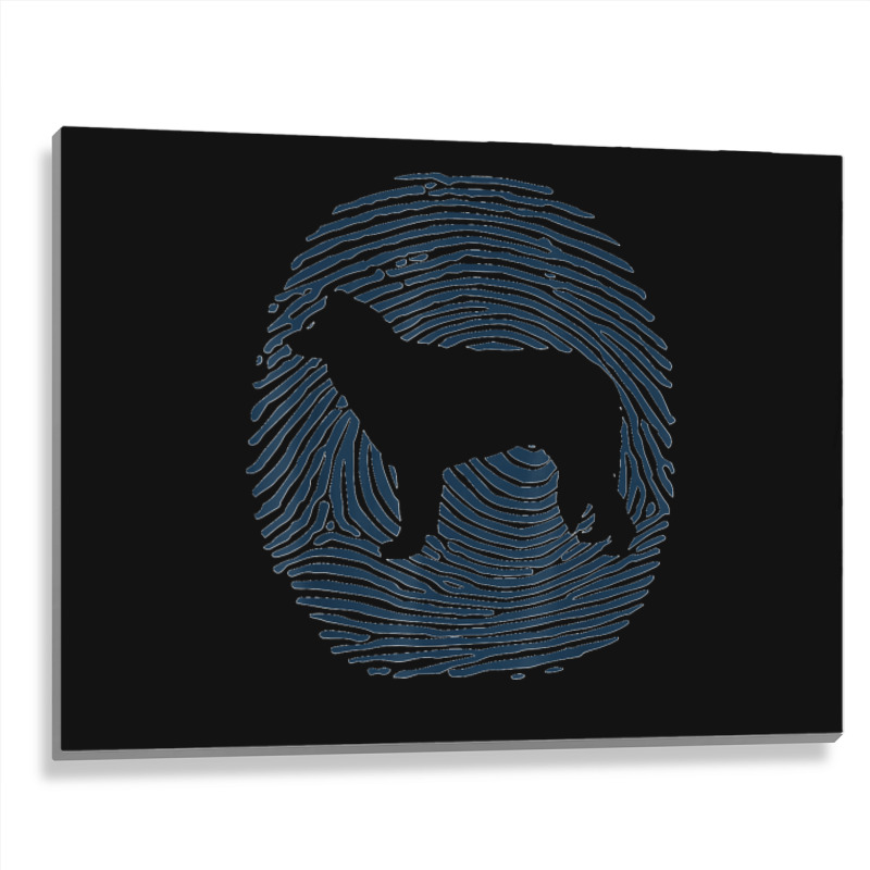 Welsh Sheepdog Dna Fingerprint Dog Welsh Sheepdog Metal Print Horizontal by cm-arts | Artistshot