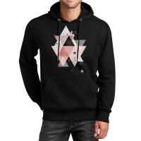 Geometric Compilation In Rose Gold And Blush Pink Unisex Hoodie | Artistshot