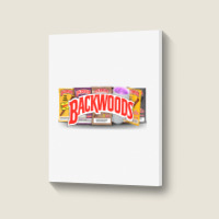 Backwoods Vintage Hiphop Shirt Portrait Canvas Print | Artistshot