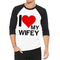 I Heart My Wifey Matching Couple 3/4 Sleeve Shirt | Artistshot