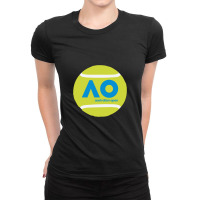 Australian Open Tennis Ball Ii Austalian Open Ladies Fitted T-shirt | Artistshot