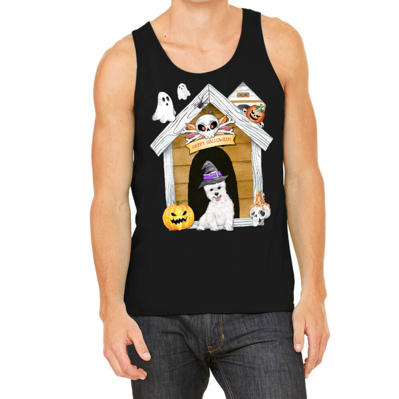 Funny Halloween West Highland Terrier T  Shirt Halloween West Highland Tank Top | Artistshot