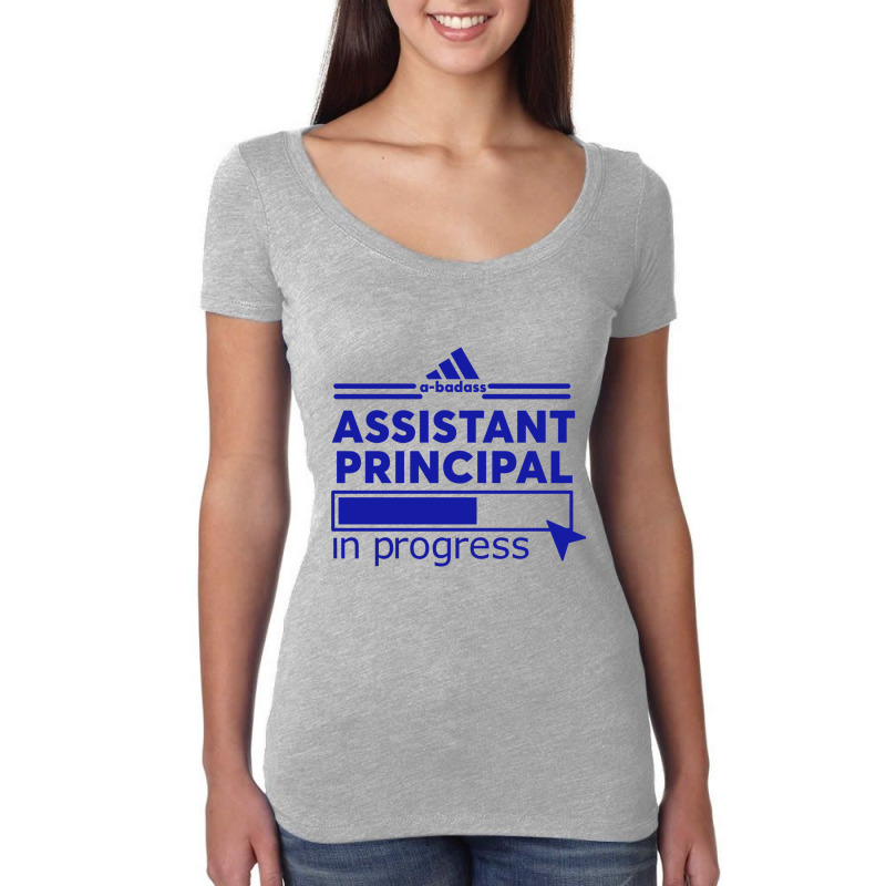 Assistant Principal Women's Triblend Scoop T-shirt by YURIYAMIGUD | Artistshot