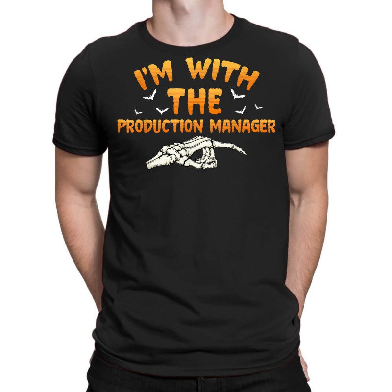 I'm With The Production Manager Halloween Couples Costume T-shirt | Artistshot