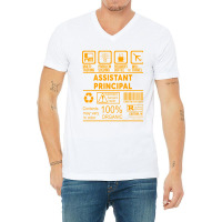 Assistant Principal - Nice Design 2017 V-neck Tee | Artistshot