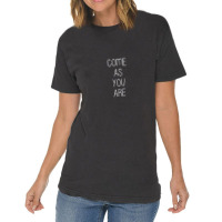 Come As You Are Lyrics Vintage T-shirt | Artistshot