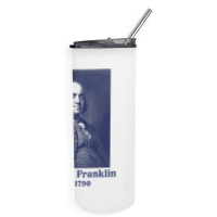 Ben Franklin T Shirt. Vintage Founding Father Tee Skinny Tumbler | Artistshot