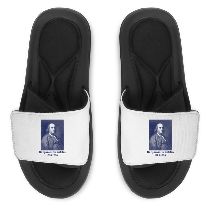 Ben Franklin T Shirt. Vintage Founding Father Tee Slide Sandal | Artistshot