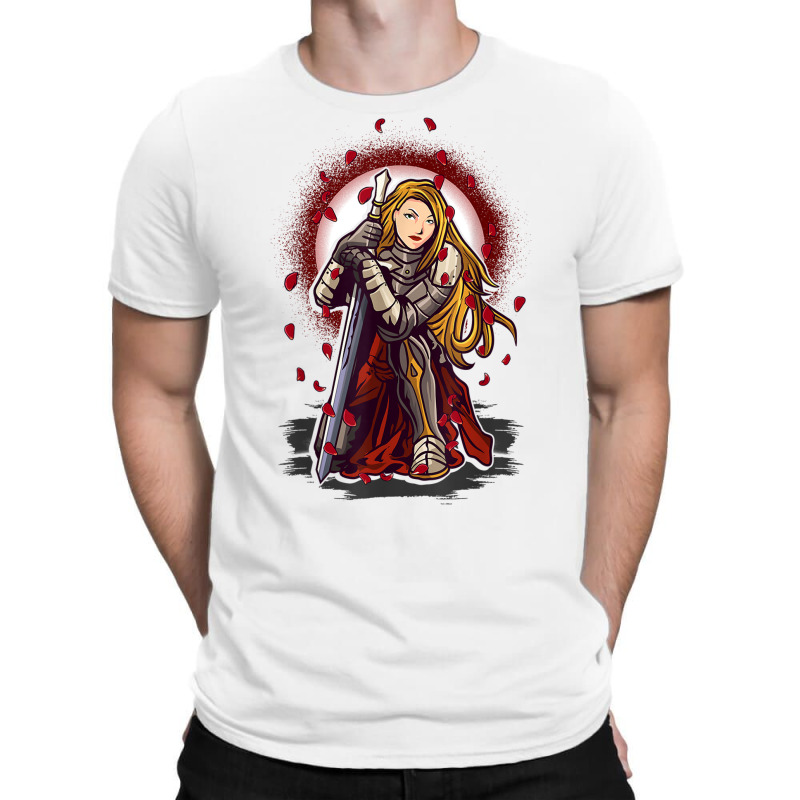 Woman Female Warrior Knight Medieval Fantasy Armor Sword T Shirt T-shirt | Artistshot