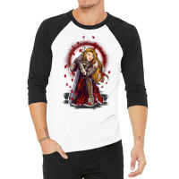 Woman Female Warrior Knight Medieval Fantasy Armor Sword T Shirt 3/4 Sleeve Shirt | Artistshot