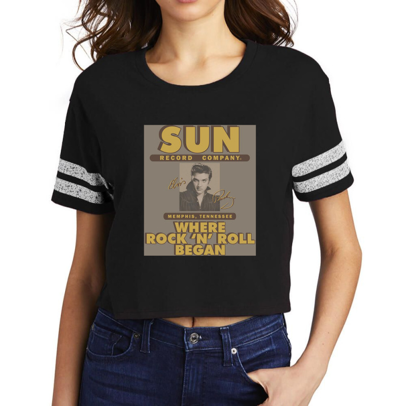 Sun, Sun Ad, Scorecard Crop Tee | Artistshot