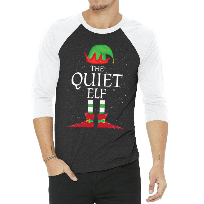 Quiet Elf Family Matching Christmas Group Funny Gift    (2) 3/4 Sleeve Shirt by cm-arts | Artistshot