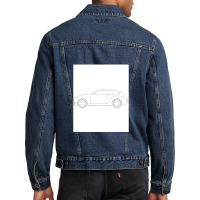 Car Technical Drawing - Shooting Brake Men Denim Jacket | Artistshot