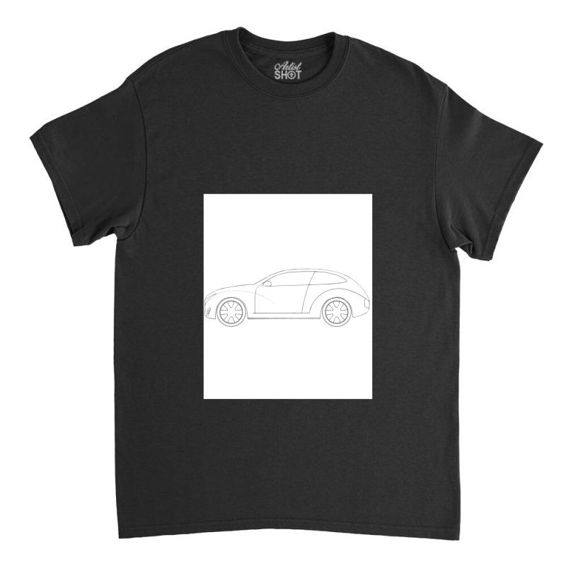 Car Technical Drawing - Shooting Brake Classic T-shirt | Artistshot