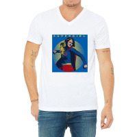 Supergirl, Classic Hero, V-neck Tee | Artistshot